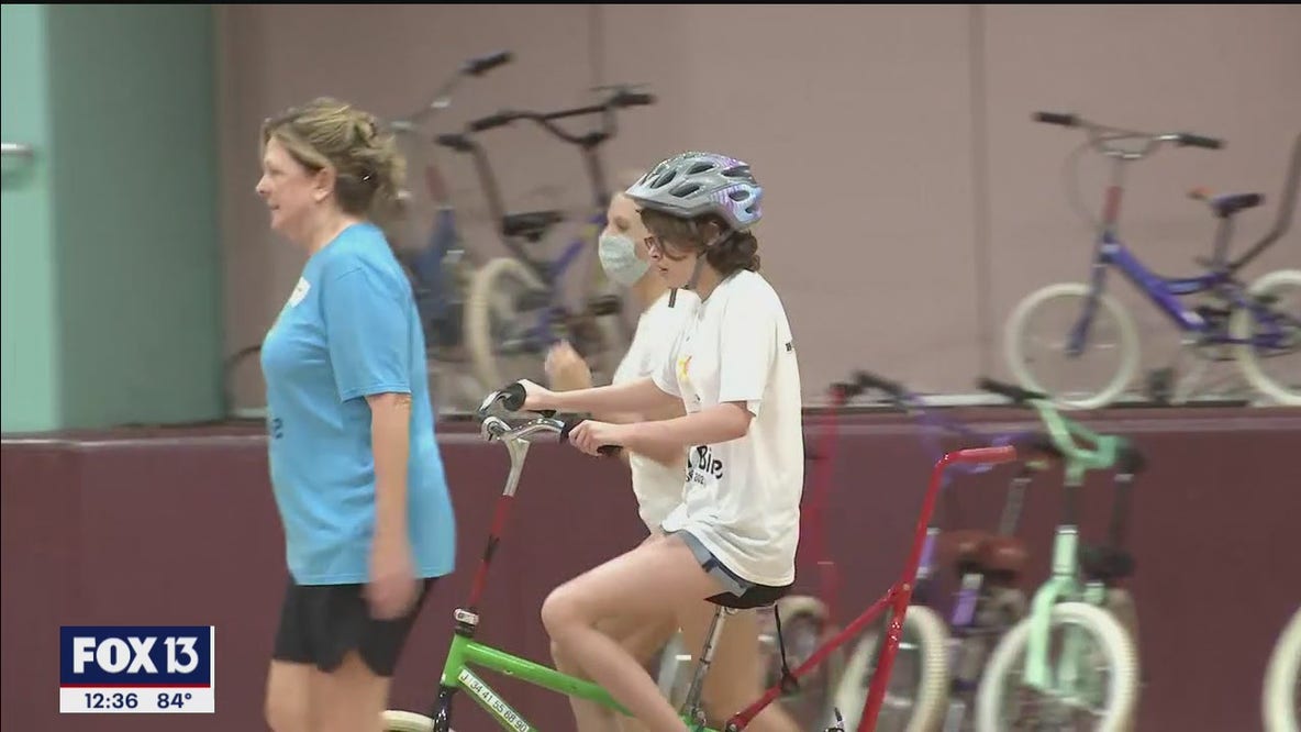 Bike camp for kids with disabilities